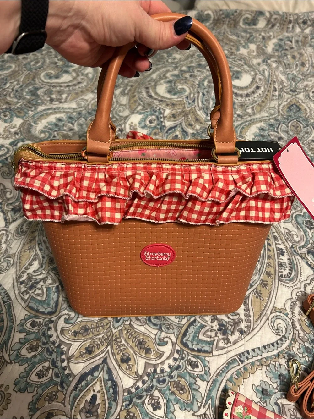 NWT Strawberry Shortcake Handbag Purse /Crossbody and Wallet